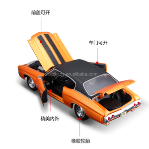 Modellino in Scala 1:18 <span class=keywords><strong>Maisto</strong></span> 1971 SS454 Sport Coupé, Auto d'Epoca in Lega Pressofusa, Giocattolo per Bambini - Product Image 5