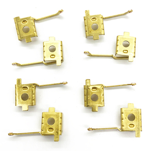 Metal de latón de alta precisión que <span class=keywords><strong>sella</strong></span> la fábrica de punzonado de las piezas de sellado del metal de las piezas - Product Image 1