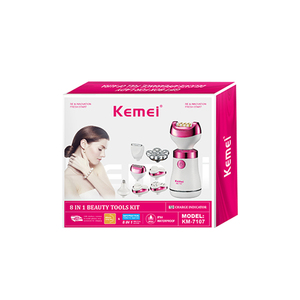 Épilateur KEMEI KM-7107 8 en 1 pour femmes, épilation, pince à épiler, épilateur sans fil rechargeable - Product Image 6