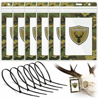 Porte-carte d'identité HaoRan, porte-étiquette transparent, fabricant de porte-documents de chasse sur mesure, porte-permis de chasse en PVC imperméable