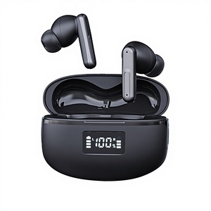 Écouteurs intra-auriculaires numériques à commande vocale, suppression du bruit, étanches, avec affichage du niveau de batterie et IA, style identique au modèle Want Brand - Product Image 1