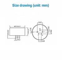 Capteur de gaz infrarouge MAIYA SENSOR CO avec sorties numériques TTL 0,4-2V analogiques pour détecteur de monoxyde de carbone pour alarme domestique/commerciale