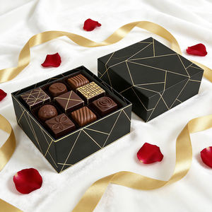 Custom Logo <b>Black</b> Lid and Base Cosmetic Perfume Retail Box Rigid Paper <b>Gift</b> Packaging <b>Boxes</b> - Product Image 3