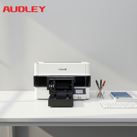Imprimante UV à plat Audley A3 nouvelle génération avec positionnement visuel, pour bureau et rouleaux, pour acrylique, PVC et substrats multiples, au prix d'usine