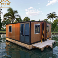Nouvelle Arrivée - Maison de Camping Préfabriquée de Luxe Extensible de 40 pieds en Conteneur, Fabriquée en Panneaux Sandwich d'Acier pour Hôtels