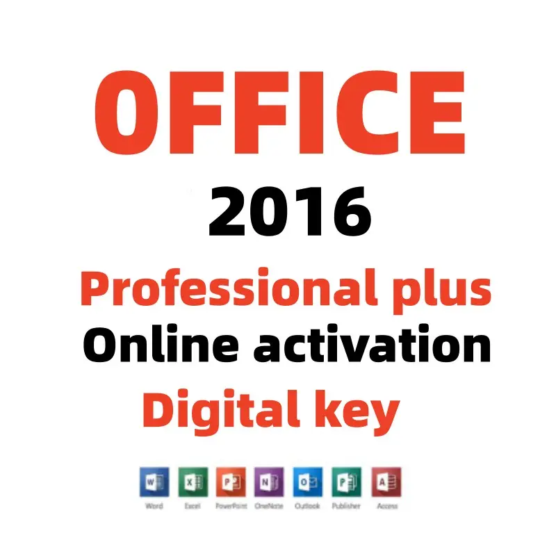 Echte 0Ffice 2016 Professional Plus Retail Key Online Activering Van 2016 Pro Plus Licentie 2016pp Voor Win 10 Verzenden Per E-Mail