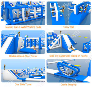 <span class=keywords><strong>Parque</strong></span> Acuático inflable JOYFUL FUN, tobogán de agua de <span class=keywords><strong>mar</strong></span> - Product Image 3