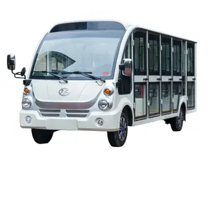 Mini autobús turístico de combustible cerrado de 14 asientos de fábrica de China ()
