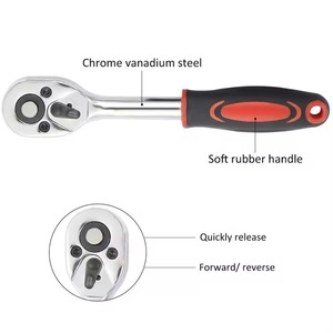 Kit de clés à douilles universelles de 46 pièces en acier au carbone pour la réparation de voitures et de motos (garantie de 12 mois) - Product Image 3
