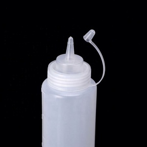 Custom Kitchen Supplies Honey Oil Sauce <b>Bottles</b> <b>Squeeze</b> Salad <b>Plastic</b> <b>Squeeze</b> <b>Bottle</b> With Multi Nozzle - Product Image 2