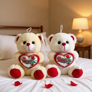 Orsetti di <span class=keywords><strong>Peluche</strong></span> da 8 e 10 Pollici in Offerta Speciale, Regalo di San Valentino, Orsetti di <span class=keywords><strong>Peluche</strong></span> con <span class=keywords><strong>Cuore</strong></span> per Ragazze - Product Image 3
