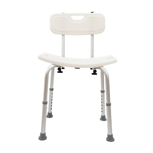 Youyi Bathroom <b>Stool</b> Aluminum Alloy PE Adjustable Height <b>Shower</b> Chair <b>For</b> Elderly And Pregnant Women - Product Image 1