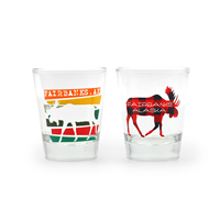 Verre à shot miniature de 50 ml, blancs pour sublimation, impression personnalisée de logo de haute qualité