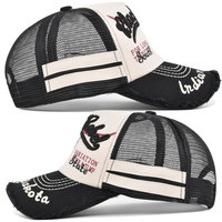 Casquette Trucker en Mousse à 5 Panneaux OEM avec Logo Brodé en Relief 3D Personnalisé et Visière Effet Vieilli – Usine BSCI pour Grossistes, Faible MOQ, Prix Compétitif