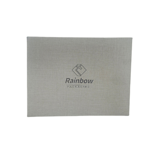 <span class=keywords><strong>Caja</strong></span> magnética de lino de lujo personalizada Cajas de regalo con tapa rígida que almacenan su cuaderno diario - Product Image 6