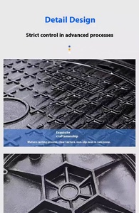 ฝาปิดท่อระบายน้ำสำหรับใช้ในระบบประปาและระบบระบายน้ำเสียบนถนนที่มีการจราจรหนัก - Product Image 4