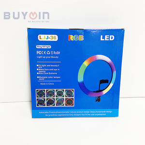 Anillo de Luz LED de 36 cm (14 Pulgadas) con Intensidad Regulable para Transmisión en Vivo, YouTube y Auto-retratos, Venta al por Mayor - Product Image 2