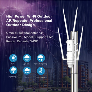 Router CPE para Exteriores de Doble Banda y Alta Potencia, Resistente a la Lluvia, Cable de Red POE, Velocidad de Doble Banda de hasta 2.4GHz 300Mbps 5GHz 867Mbps para una Conexión Rápida - Product Image 3