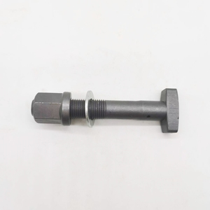 China Manufacturing Wholesale Free Samples Wheel T Bolt M20x2 X130mm <b>Grey</b> Color - Product Image 1