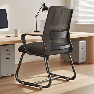 Chaise d'ordinateur de bureau confortable pour une utilisation prolongée, chaise de réunion de bureau, chaise de dortoir pour étudiants - Product Image 3