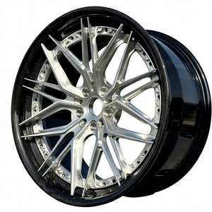 Nouvelles jantes forgées en fibre de carbone sur mesure, deux pièces, à déport profond 5x114.3/112/110/130 pour - Product Image 3