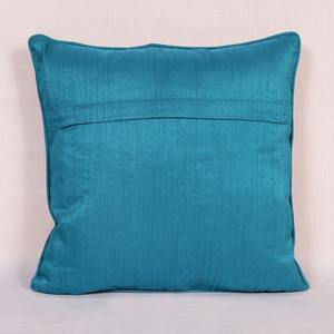 ปลอกหมอนอิงลายผ้าไหมราเมะสีน้ำเงิน หรูหรา สไตล์วินเทจ ลายพืช พิมพ์ดิจิทัล ซิปปิด ขนาด 45x45 ซม. ผ้าผสมเรยอน ซักได้ สินค้าใหม่ - Product Image 4