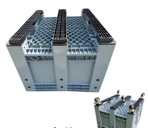 Vente directe d'usine de palettes pour chariots élévateurs à grille fermée, boîtes à panneaux, boîtes à palettes en <span class=keywords><strong>plastique</strong></span>, boîtes de manutention de palettes - Product Image 2