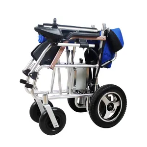 Pin Powered bàn đạp Kid của không hợp lệ rollator Walker chức năng hợp kim nhôm điện gấp tùy chỉnh điện xe lăn