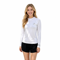 DIVERSTAR UPF 50+ 0.5MM Rash Guard à manches longues avec capuche, respirant, séchage rapide, logo personnalisé OEM