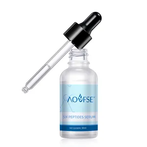 Whole Sale Natural Shrink Pores Whitening Moisturizing Complex Six Peptides Serum For Dry Skin Face Skin Care