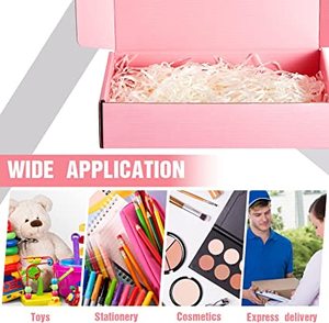 OEM Recyclable Corrugated Paper Box Foldable Personalized Custom Logo Printed Pink Shipping Paper <b>Boxes</b> Mailer Box - Product Image 4