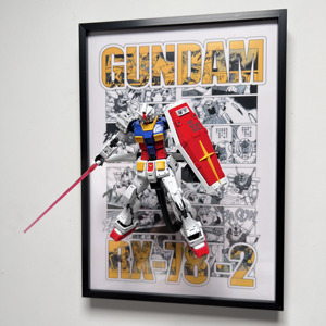 Modelo de estudio Original Gundam marco de fotos de Metal soporte de montaje en pared para colgar Manga Gundam modelo Shadow Box solamente - Product Image 4