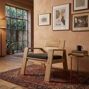 The Mykonos Lounge <b>Chair</b>, which combines modern design and comfort, is perfect for relaxing outdoors or indoors. - Product Image 3