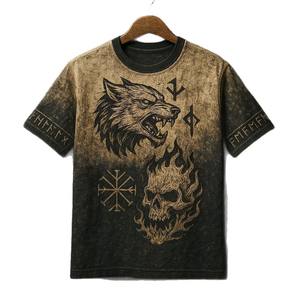 <span class=keywords><strong>Camiseta</strong></span> cómoda e informal con elementos culturales de estilo retro para <span class=keywords><strong>hombre</strong></span> - Product Image 4