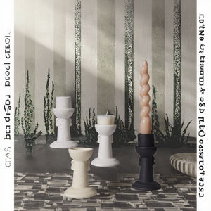 Candelero Cilíndrico de Cerámica Hecho a Mano, Estilo Nórdico Retro, Ecológico, para Decoración de Mesa del Hogar - Product Image 3