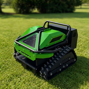 Cortadora de Césped Robótica a Gasolina con Control Remoto, 5.5HP, CE EPA, Alcance de 500-700m, con Orugas de Goma Agrícolas, Envío Gratis - Product Image 1