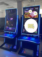 Machines de jeux d'arcade incurvées/verticales Easyfun populaires de 43 pouces pour cartes de jeux multigames Fire