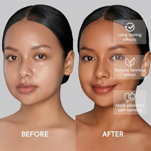 Gotas Autobronceadoras Hechas con Ingredientes Naturales y Orgánicos, Gotas Autobronceadoras de Bronceado Medio para la Cara, para Agregar a la Piel del Rostro - Product Image 4