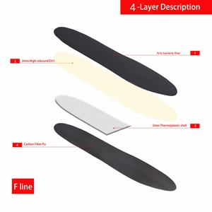 แผ่นรองเท้าออร์โธคูชชั่น F1 ทำจากวัสดุ EVA คุณภาพสูง รองรับแรงกระแทกได้ดี ปรับสมดุลเท้าได้ตามต้องการ ขึ้นรูปด้วยความร้อน พร้อมคาร์บอนไฟเบอร์เสริมความแข็งแรง - Product Image 6
