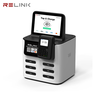 Relink CS-S06 Pro TNG Station de recharge portable haute capacité, distributeur automatique de batteries, 6 emplacements, charge rapide, paiement NFC, 40W - Product Image 1
