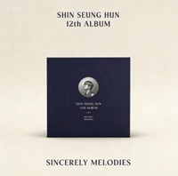 Shin Seung Hoon 12ème mini-album SINCERELY MELODIES Vinyle LP K-pop Ballad Legend Musique coréenne analogique pour adultes Sortie 2023
