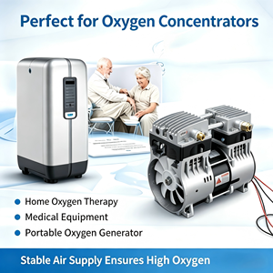 Concentrador de Oxígeno Portátil sin Aceite, 120L/min, Bajo Ruido, CA 110V/220V, con Motor para Uso Médico Doméstico - Product Image 3