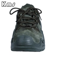 Chaussures de combat pour hommes imperméables en plein air, bottes de randonnée, bottes tactiques, bottes à la cheville, fabrication sur mesure KMS, vente en gros