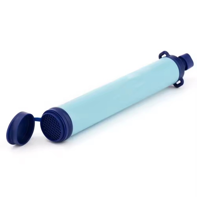Portable Camo Water Filter Straw Kit Outdoor Survival Reusable Reverse Osmosis Membrane Camping & Hiking Solution