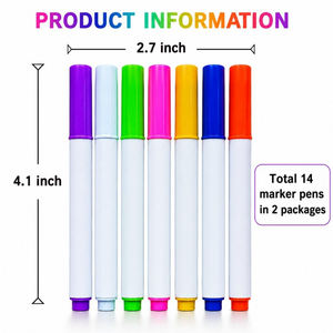 Lot de 12, 24, 36, 48 ou 60 marqueurs de peinture acrylique à base d'eau pour enfants, avec boîte rigide en PP, pour peinture sur roche - Product Image 2