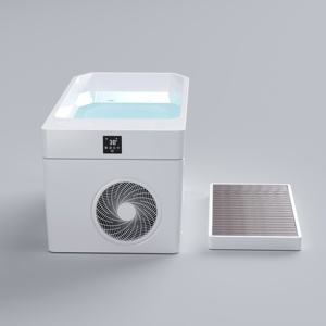 Bain froid commercial tout-en-un avec contrôle par application Wi-Fi, en acrylique, avec refroidisseur, filtre à ozone et couvercle isolant – Stock US - Product Image 4
