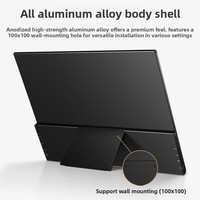 Monitor Portátil con Pantalla Táctil IPS Full HD de 18.5 Pulgadas y 100Hz con Puertos USB-C para PC/Laptop/Teléfono, Compatible con PS5, Pantalla Secundaria
