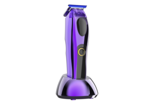 MIOCO M9689 nouvelle <span class=keywords><strong>tondeuse</strong></span> à cheveux écran LCD lame en céramique bleue 9000 tr/min moteur BLDC type-c charge 3H autonomie magnétique facile à nettoyer - Product Image 5
