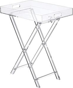 Table basse <span class=keywords><strong>en</strong></span> acrylique <span class=keywords><strong>transparent</strong></span> Design moderne Table à plateau pliante <span class=keywords><strong>en</strong></span> <span class=keywords><strong>plexiglas</strong></span> Table d'appoint <span class=keywords><strong>en</strong></span> acrylique Perspex acrylique bon marché - Product Image 1
