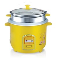 Appareils de cuisine de petite taille 1,0 L/1,2 L/1,8 L/2,2 L, casserole en aluminium antiadhésive, appareils de cuisine de petite taille, cuiseur à riz cylindrique avec cuiseur vapeur
